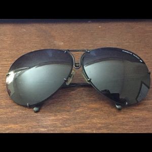 Matt black Porsche Carrera sunglasses